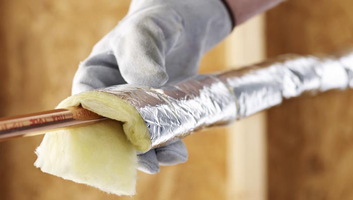 Insulating pipes is cheap protection